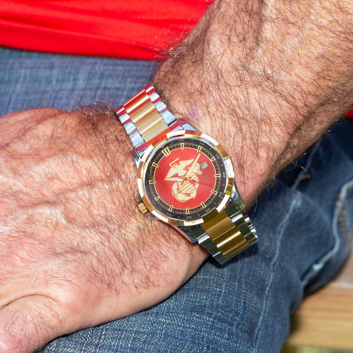 EGA Silver/Gold Metal Watch - SGT GRIT