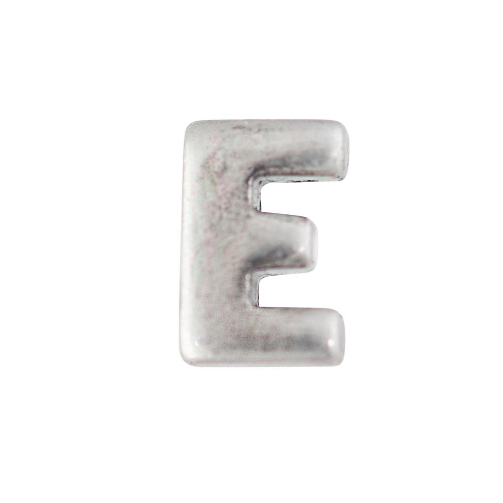 Silver Letter E - SGT GRIT