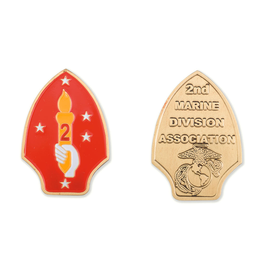2nd Marine Division Association Coin - SGT GRIT