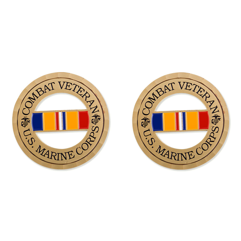 USMC Combat Veteran Ribbon Challenge Coin - SGT GRIT
