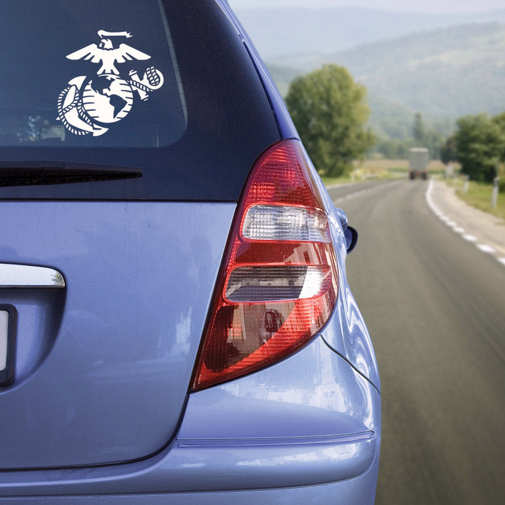 Eagle Globe and Anchor Car Vinyl Decal Art - SGT GRIT