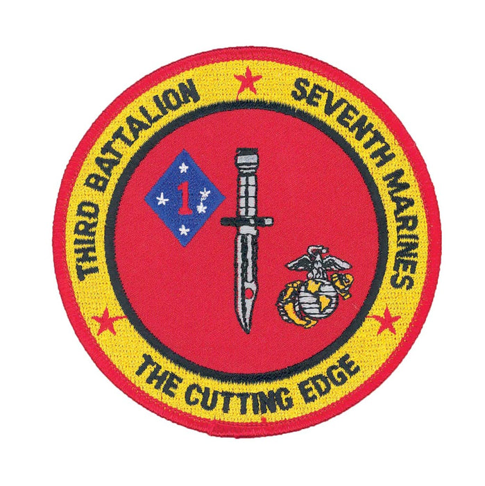 3rd Battalion 7th Marines Patch - SGT GRIT