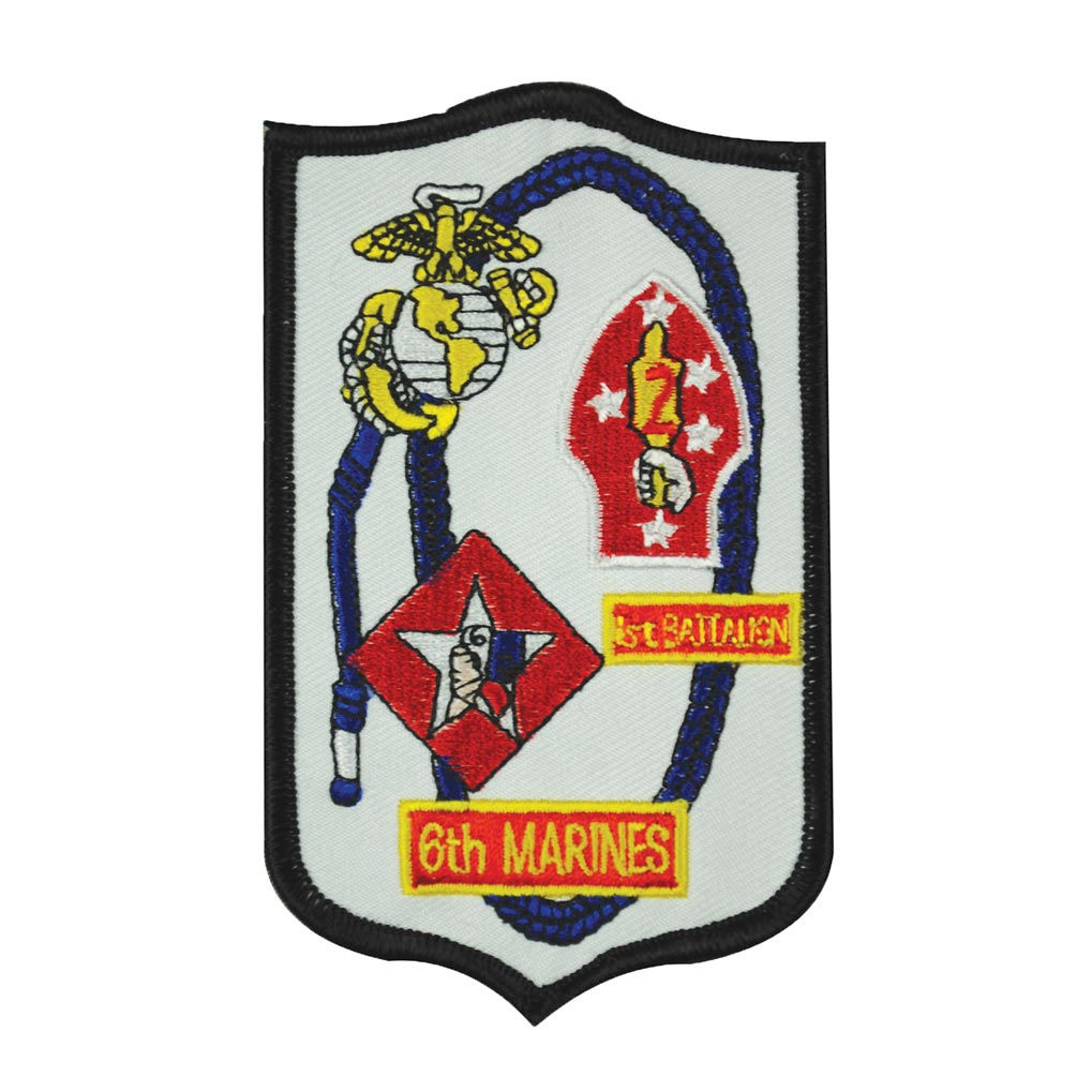 1st Battalion 6th Marines Patch - SGT GRIT