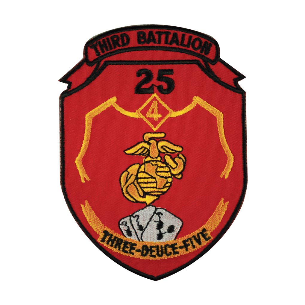3rd Battalion 25th Marines 4th Marine Division Patch - SGT GRIT
