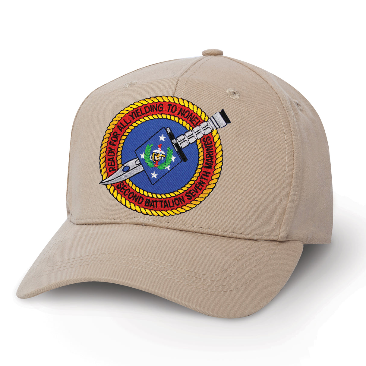 2nd Battalion 7th Marines Patch Cover - SGT GRIT