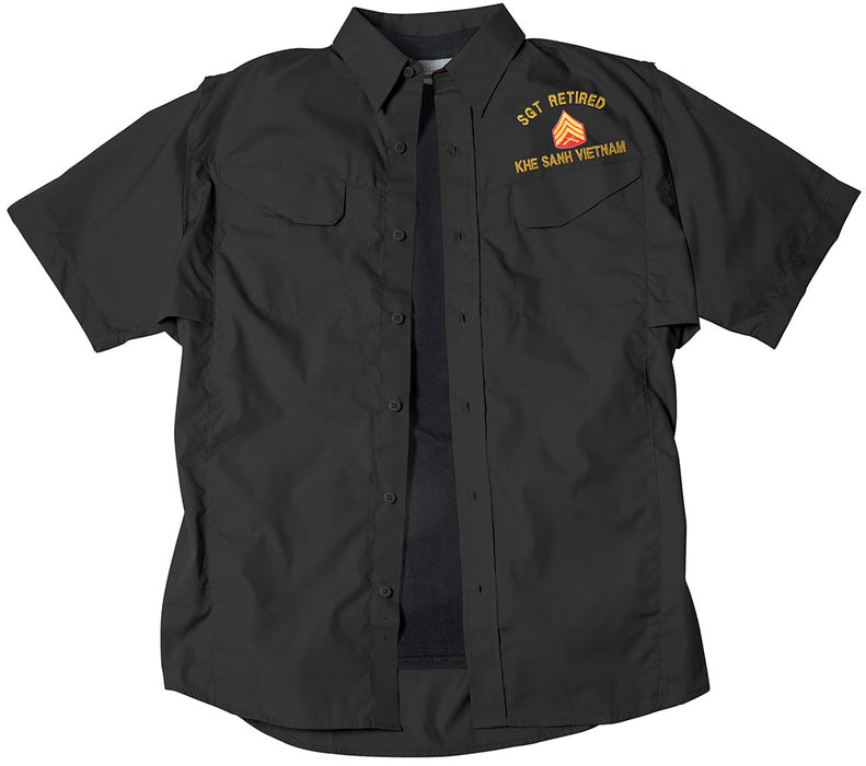 Choose Your Rank or Logo TruSpec Field Shirt - SGT GRIT