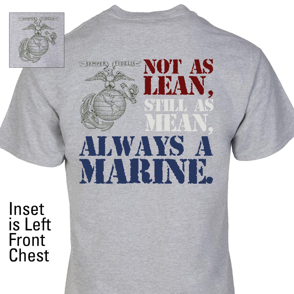 Not As Lean Back With Left Chest T-shirt - SGT GRIT