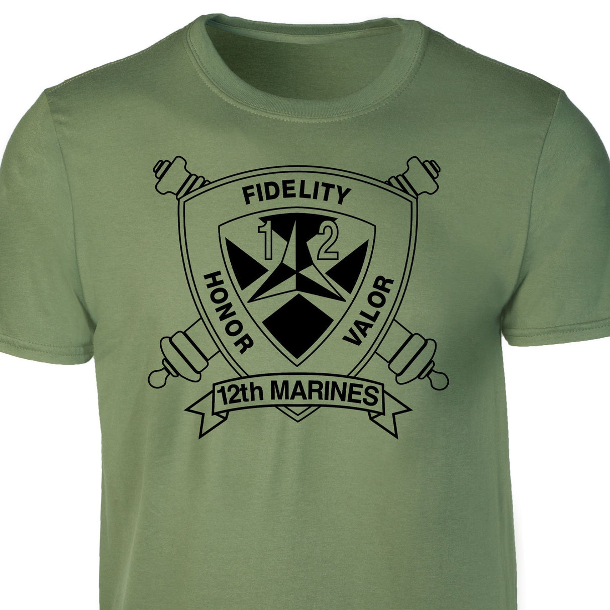 12th Marines Regimental T-shirt - SGT GRIT