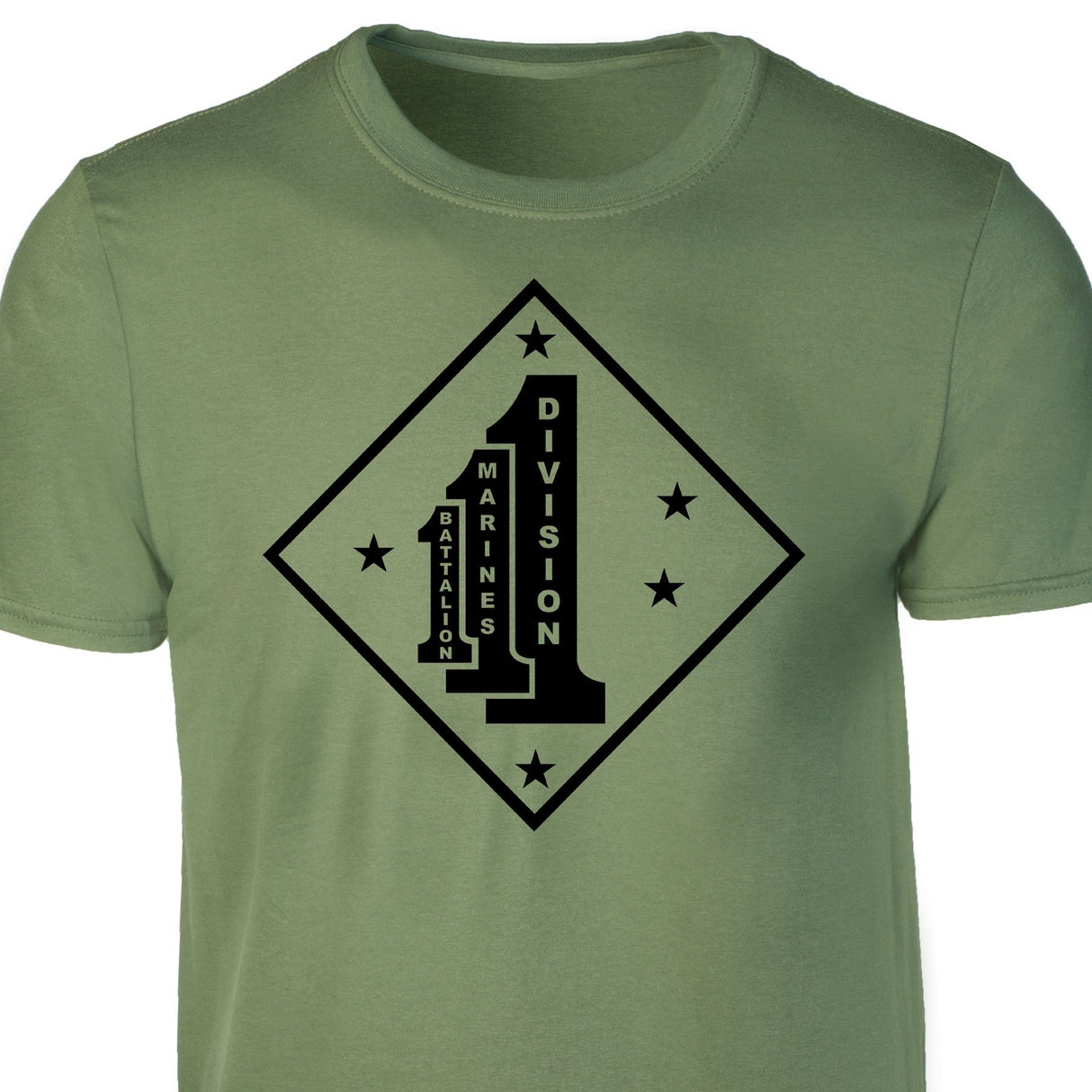 1st Battalion 1st Marines T-shirt - SGT GRIT