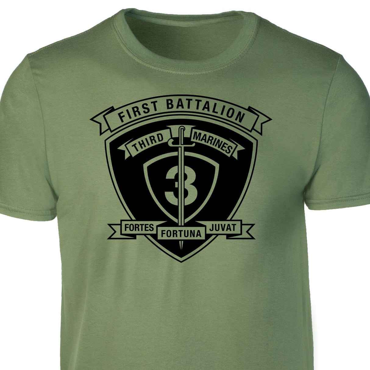 1st Battalion 3rd Marines T-shirt - SGT GRIT