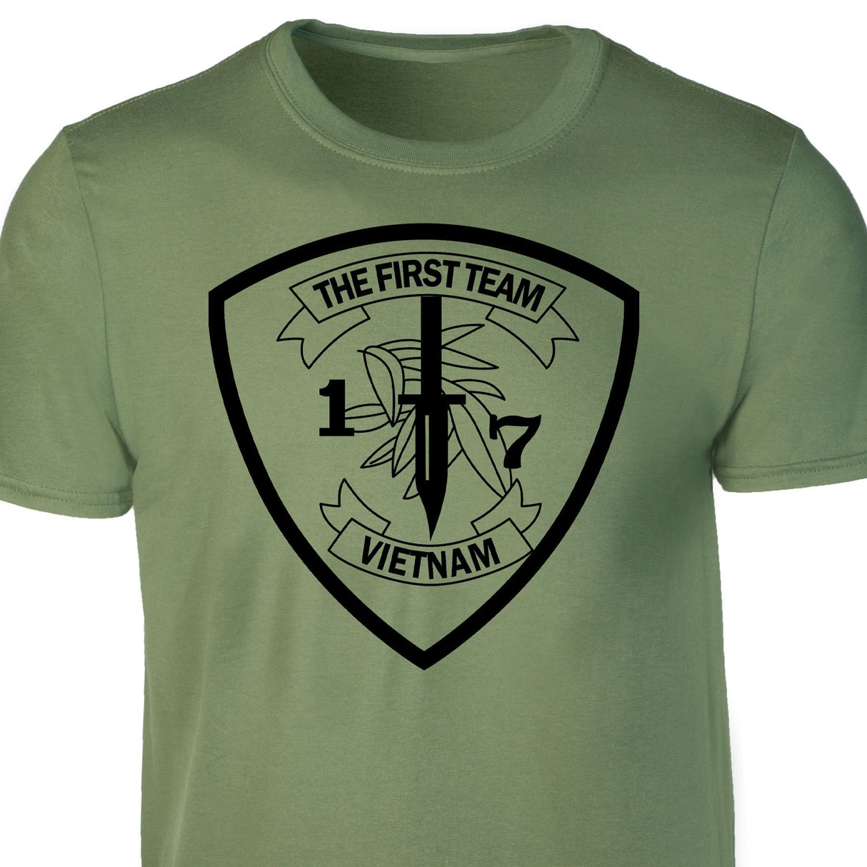 1/7 Vietnam First Team T-shirt - SGT GRIT