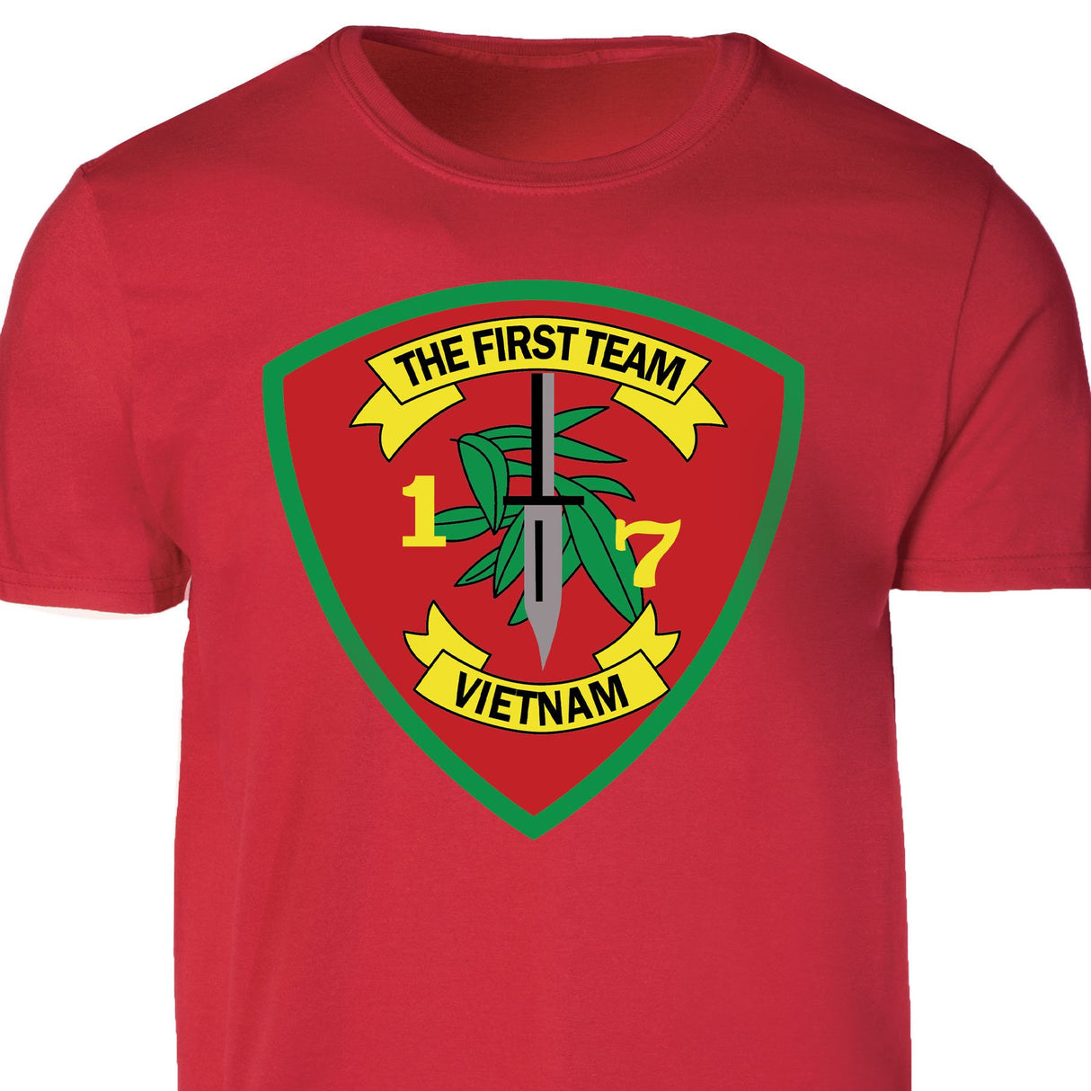 1/7 Vietnam First Team T-shirt - SGT GRIT
