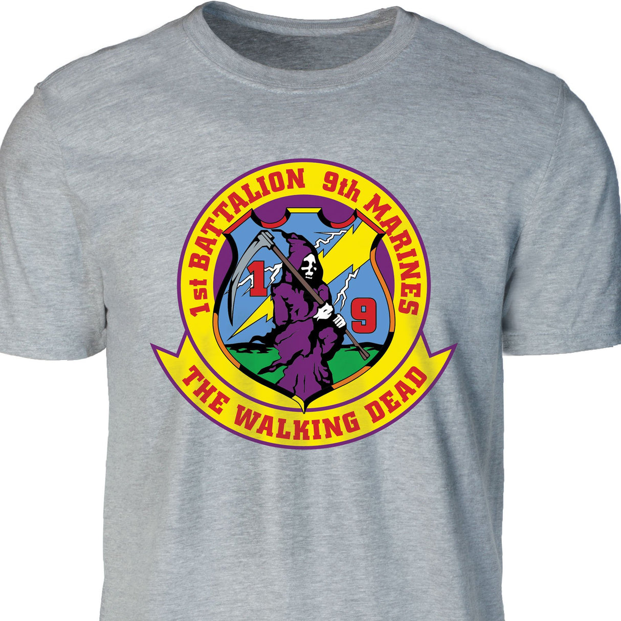 1st Battalion 9th Marines T-shirt - SGT GRIT