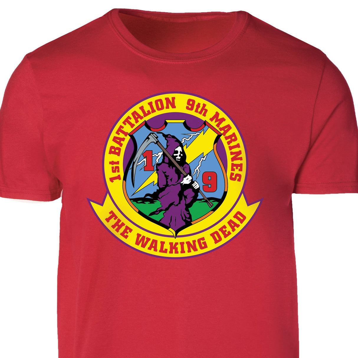 1st Battalion 9th Marines T-shirt - SGT GRIT