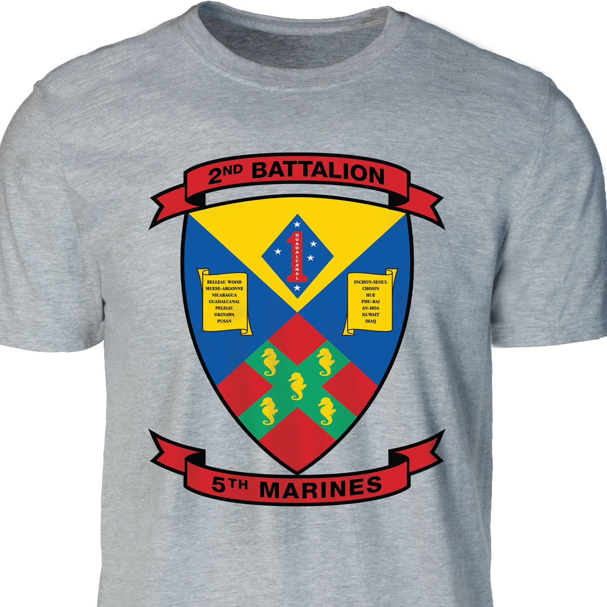 2nd Battalion 5th Marines T-shirt - SGT GRIT