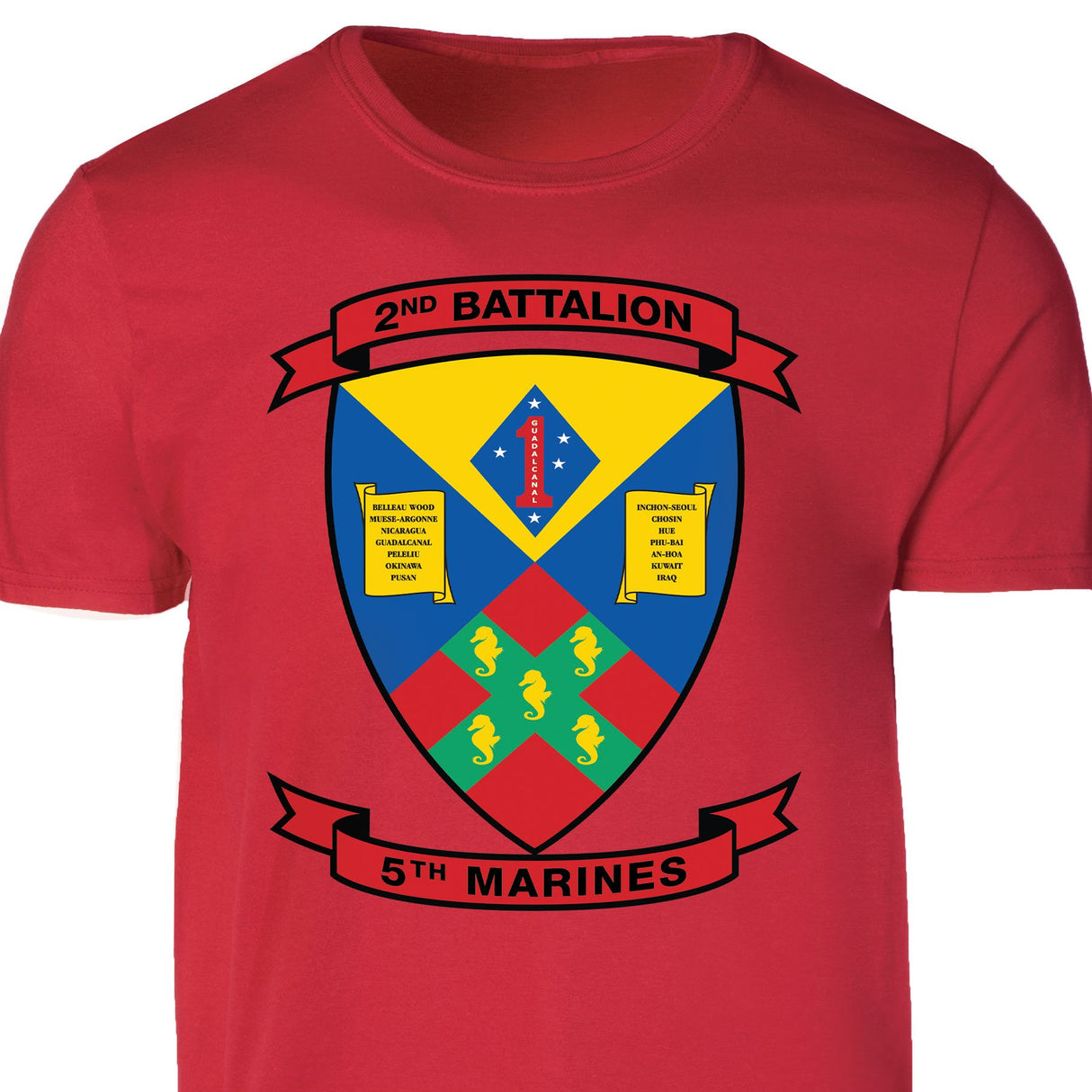 2nd Battalion 5th Marines T-shirt - SGT GRIT