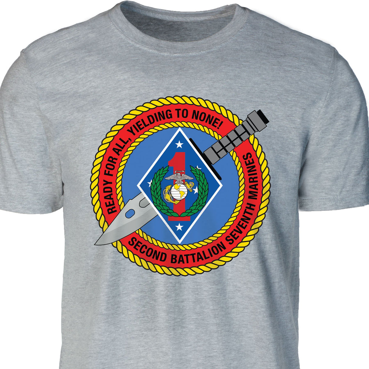 2nd Battalion 7th Marines T-shirt - SGT GRIT