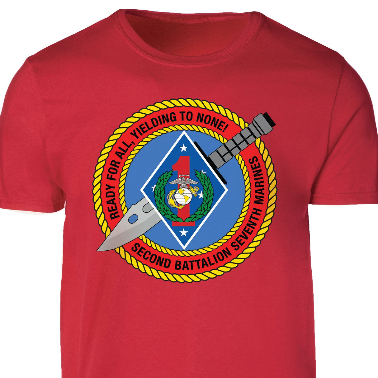 2nd Battalion 7th Marines T-shirt - SGT GRIT