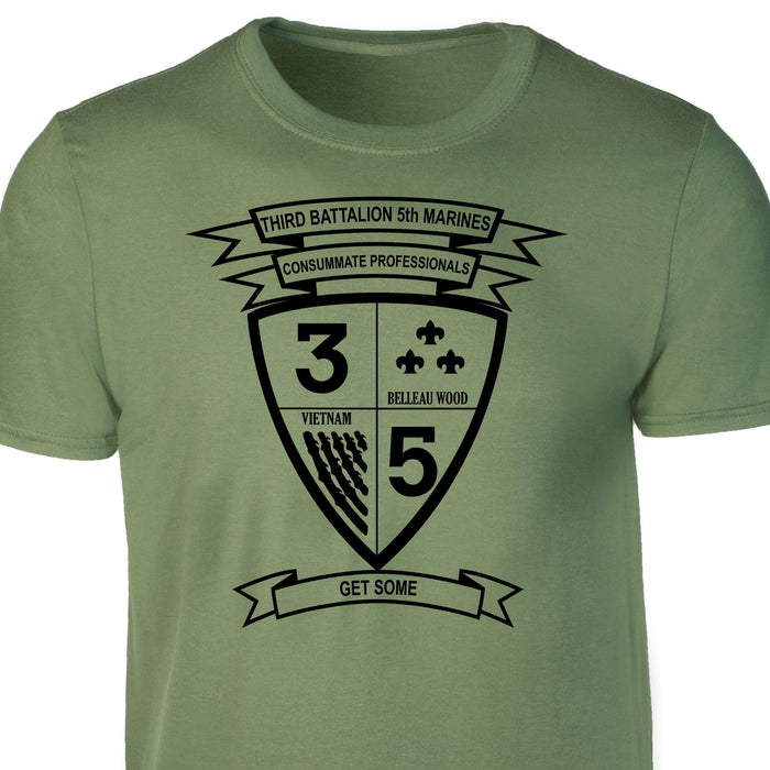 3rd Battalion 5th Marines T-shirt - SGT GRIT