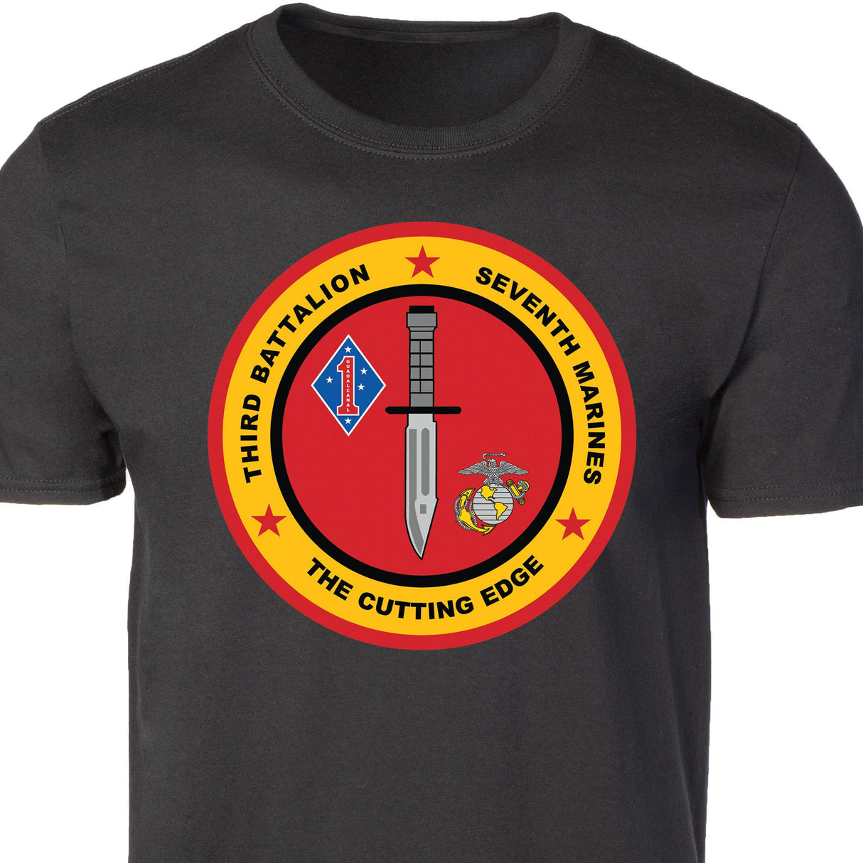 3rd Battalion 7th Marines T-shirt - SGT GRIT
