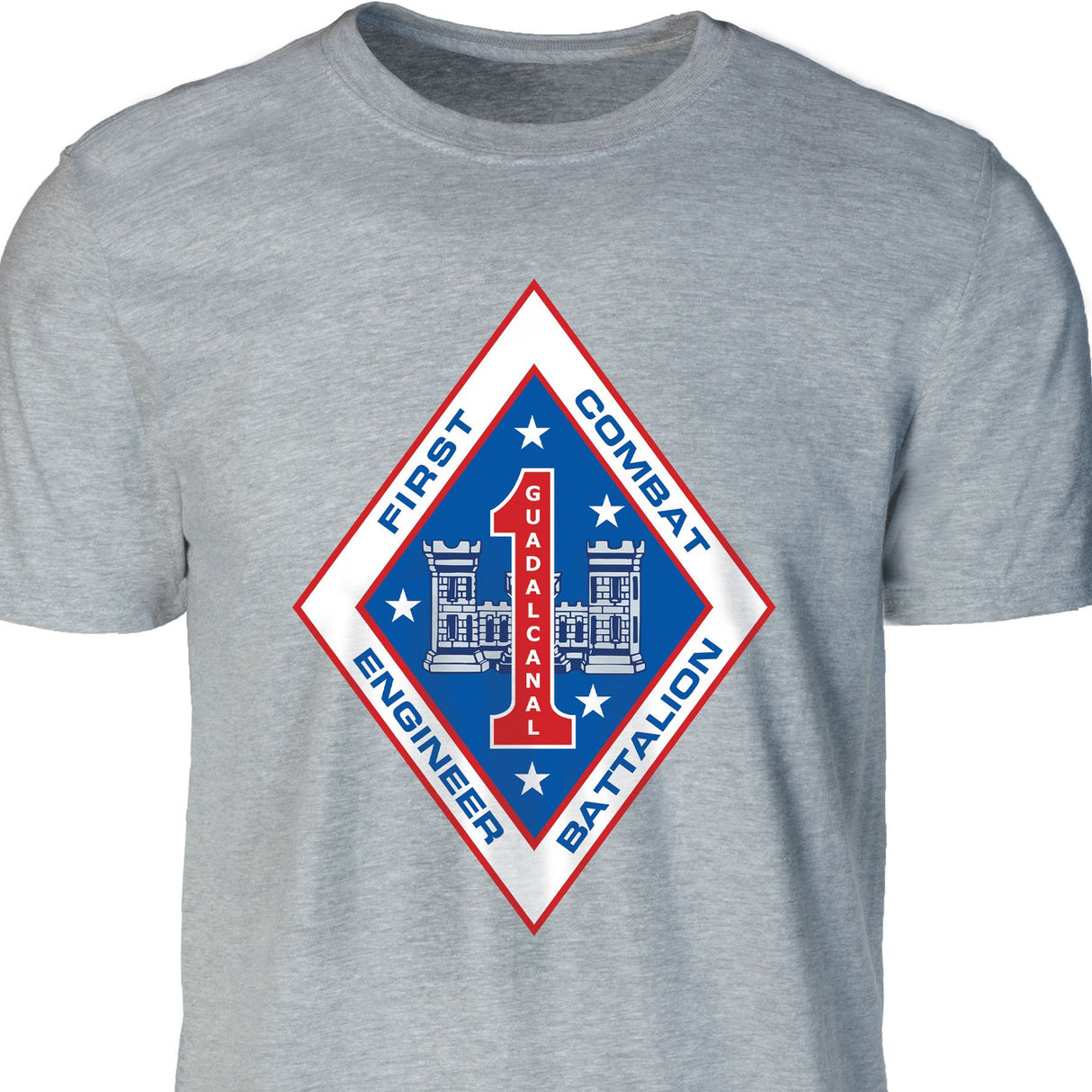 1st Combat Engineer Battalion T-shirt - SGT GRIT
