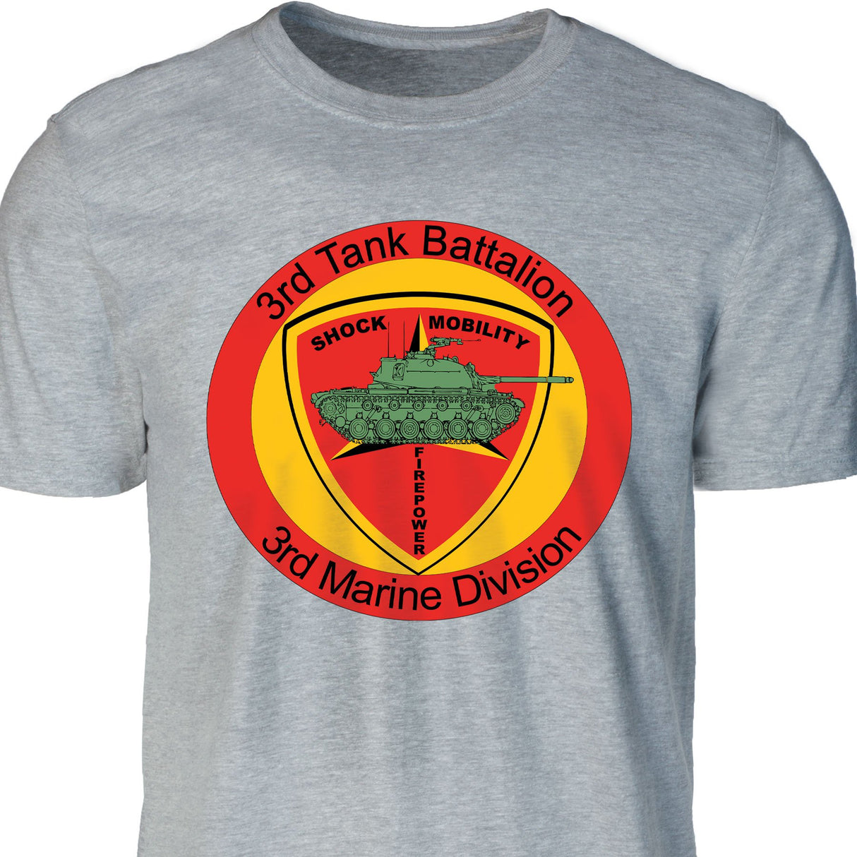 3rd Tank Battalion T-shirt - SGT GRIT