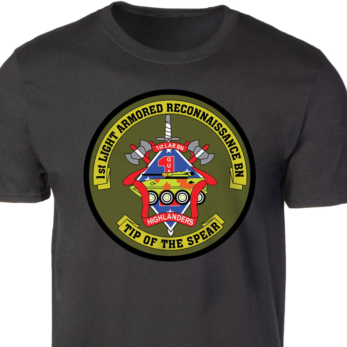 1st LAR Battalion T-shirt - SGT GRIT