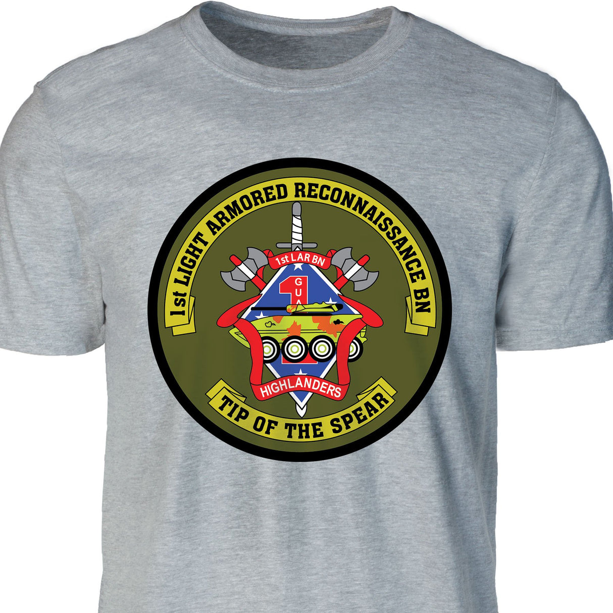 1st LAR Battalion T-shirt - SGT GRIT