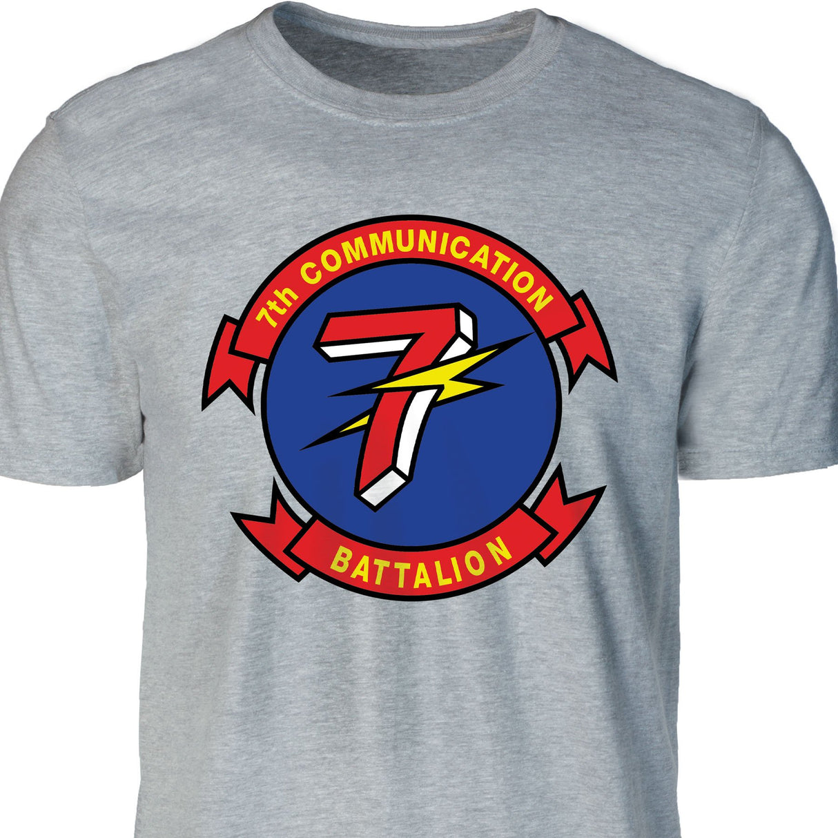 7th Communication Battalion Patch T-shirt - SGT GRIT