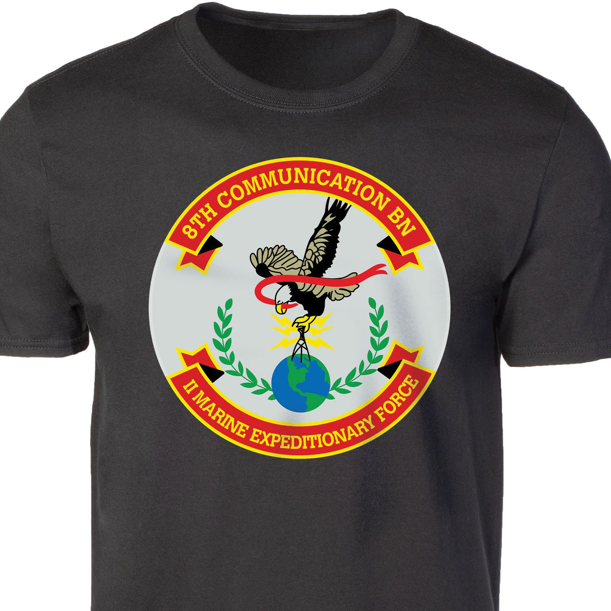 8th Communication Battalion T-shirt - SGT GRIT