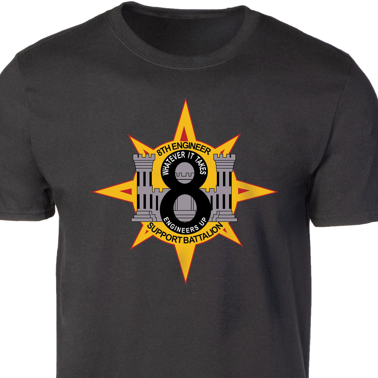 8th Engineer Battalion T-shirt - SGT GRIT