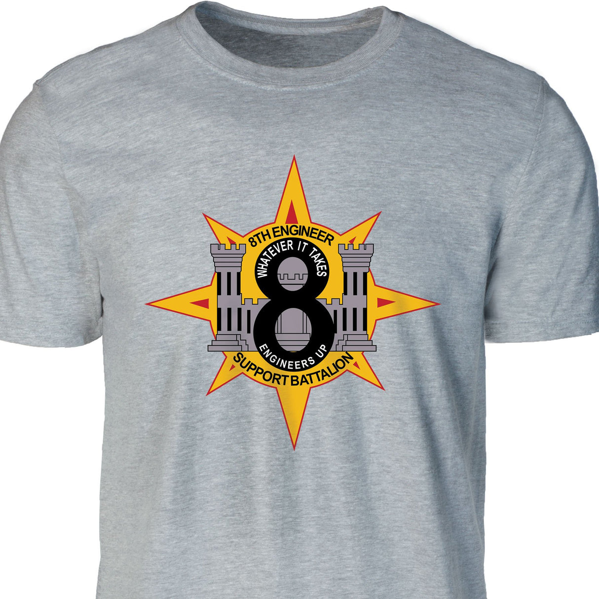 8th Engineer Battalion T-shirt - SGT GRIT