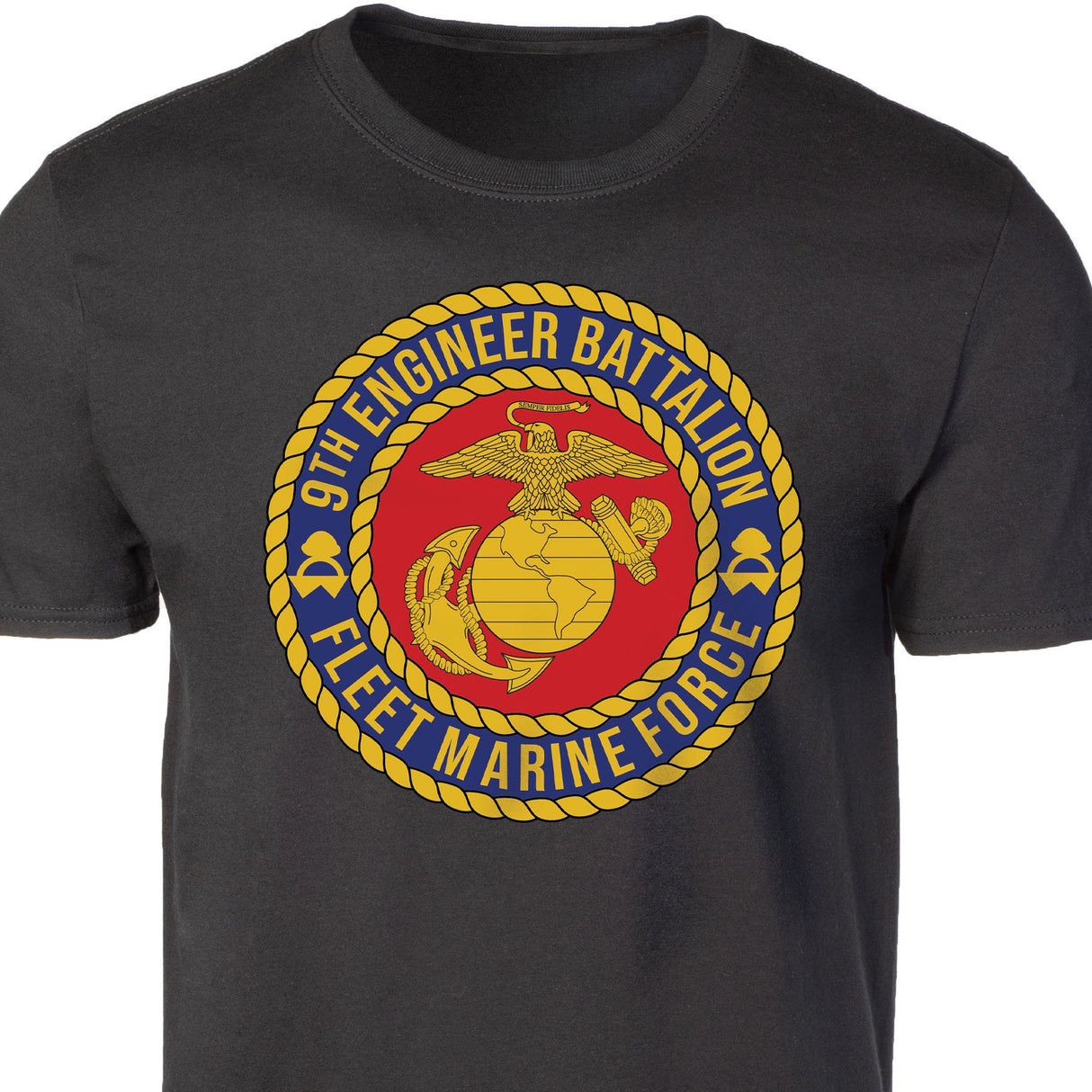 9th Marine Engineer Battalion T-shirt - SGT GRIT