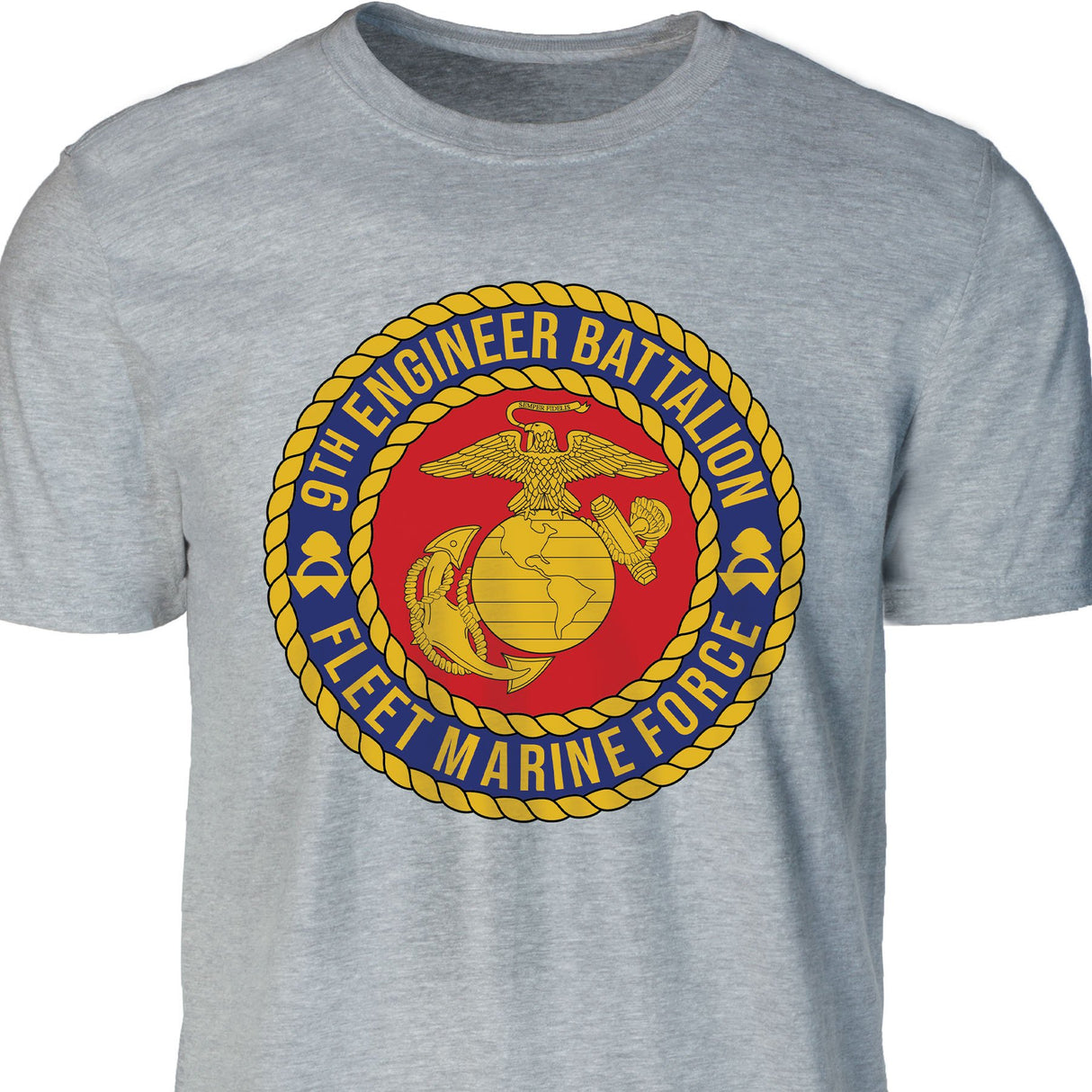 9th Marine Engineer Battalion T-shirt - SGT GRIT