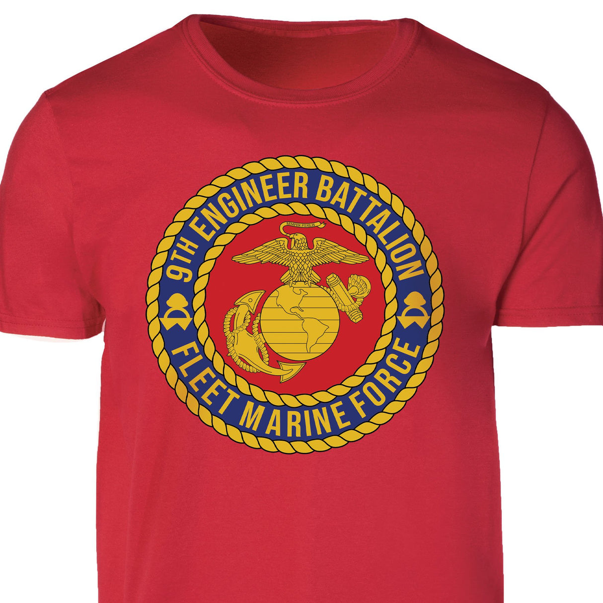 9th Marine Engineer Battalion T-shirt - SGT GRIT