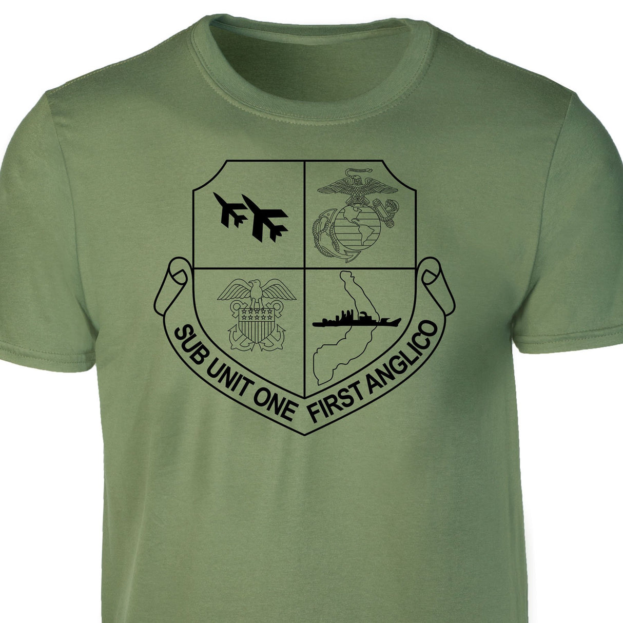 SU-1 1st Anglico T-shirt - SGT GRIT