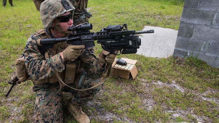 Out With The Old, In With The New: Marines Test New Grenade Launcher Module