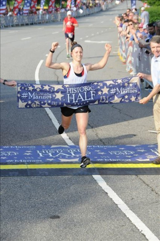 Marine Corps Athlete of the Year Tops All Female Finishers at Historic Half