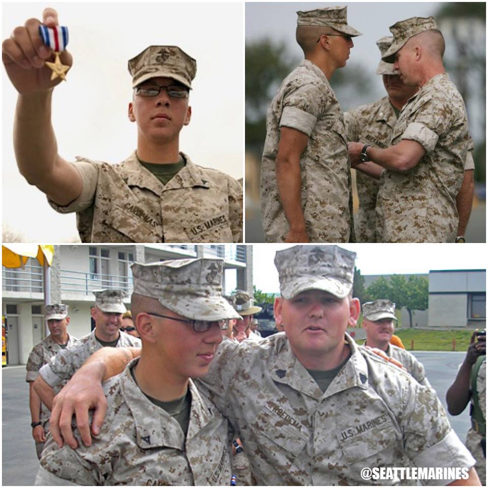 Marine of the Week // “I saw my sergeant laying down and I said, ‘Not today.'”
