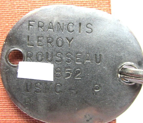 WWII Dog Tag 1st Type - World War II Type 1 Dog Tags