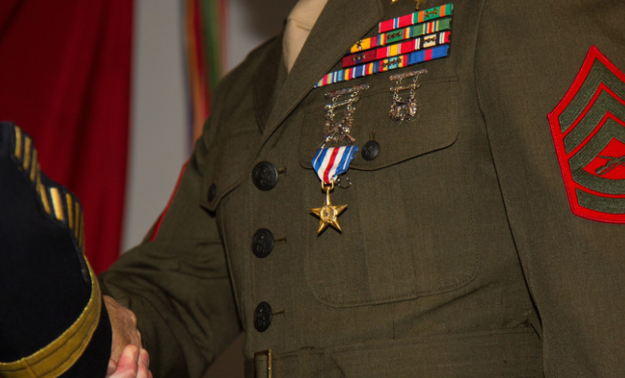 Raider's Valor Recognized with Silver Star