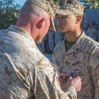 Three Marines with SPMAGTF-CR-CC Earn Purple Hearts