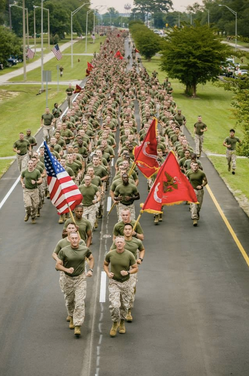 10,000 Marines Out For A Run