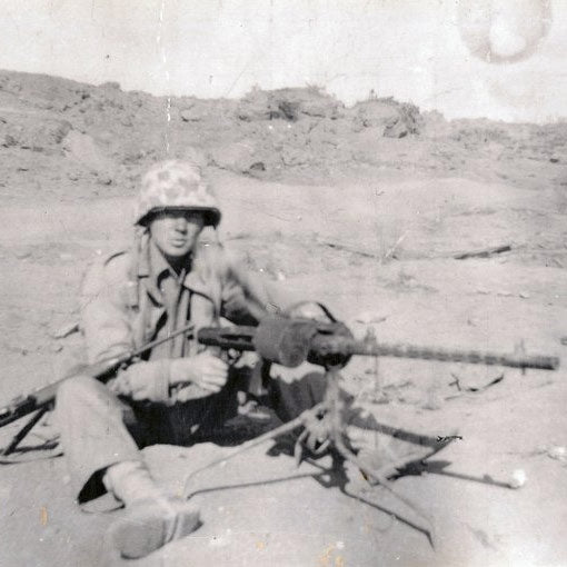 62nd Seabee Norman Baker on Iwo Jimaâ€‹