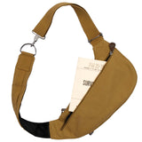 Crossbody Canvas Sling Bag- Coyote - SGT GRIT