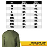USMC Bold Collegiate Long Sleeve T-Shirt - SGT GRIT