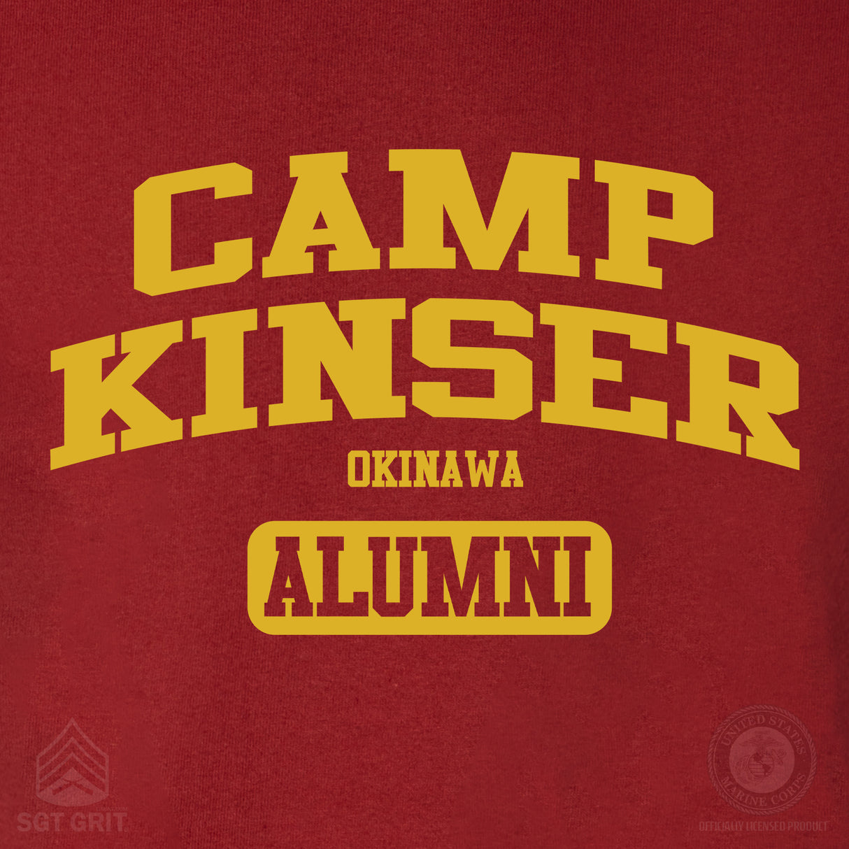Marine Corps Camp Collegiate Alumni Long Sleeve T-Shirt - SGT GRIT