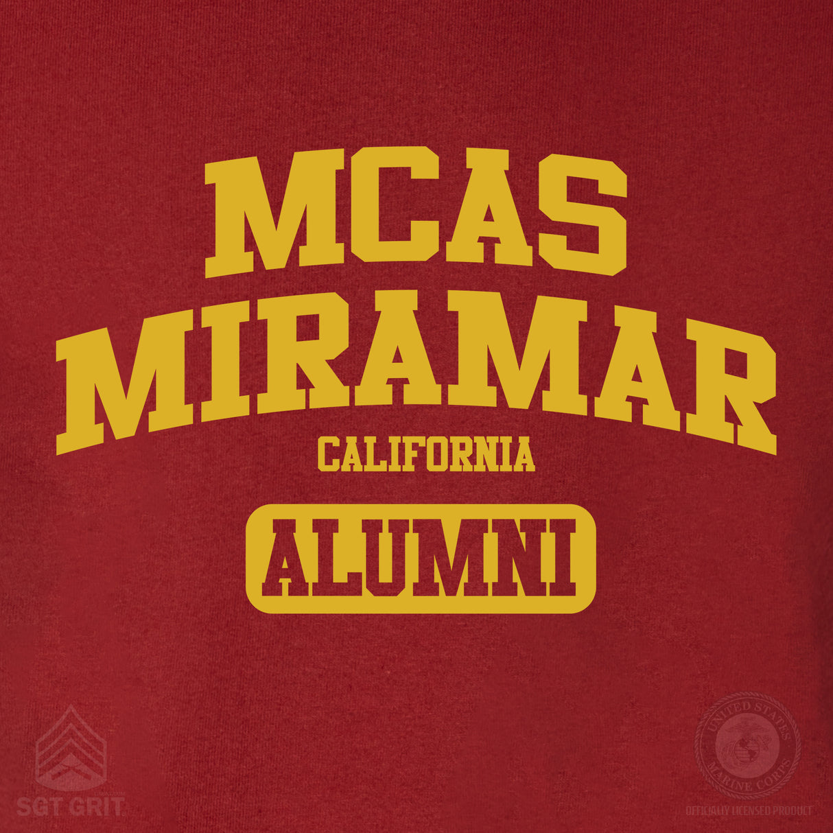Marine Corps Base Collegiate Alumni T-Shirt