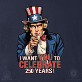 I Want You to Celebrate 250 Years Hoodie - SGT GRIT