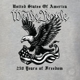 We The People 250 Years Eagle Hoodie- Back Design - SGT GRIT